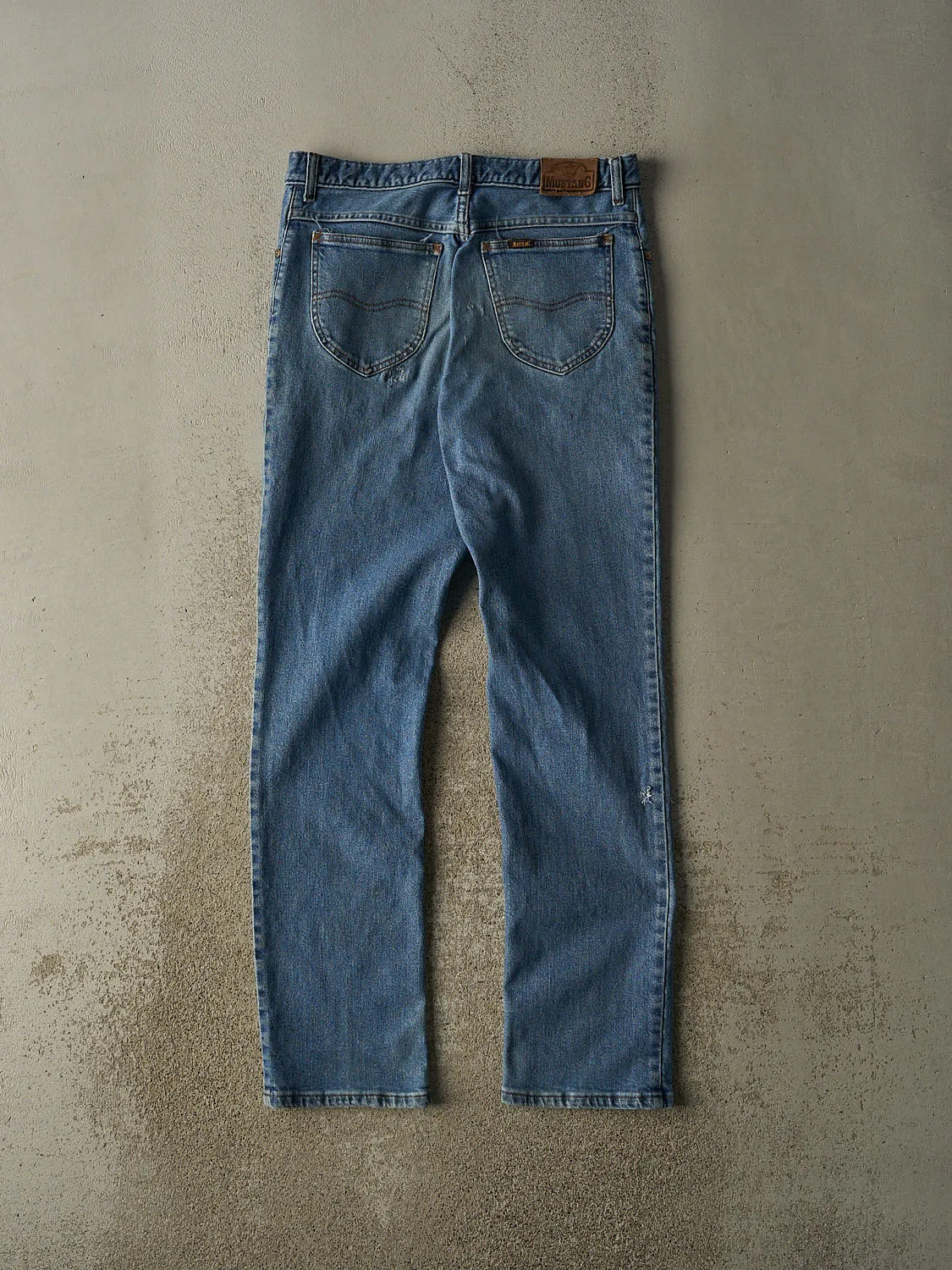 Vintage Y2K Mid Wash Mustang Jeans (33x33) sold by Rebalance Vintage product image thumbnail 2