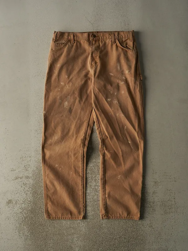 Vintage 90s Beige Dickies Carpenter Pants (38x33) sold by Rebalance Vintage