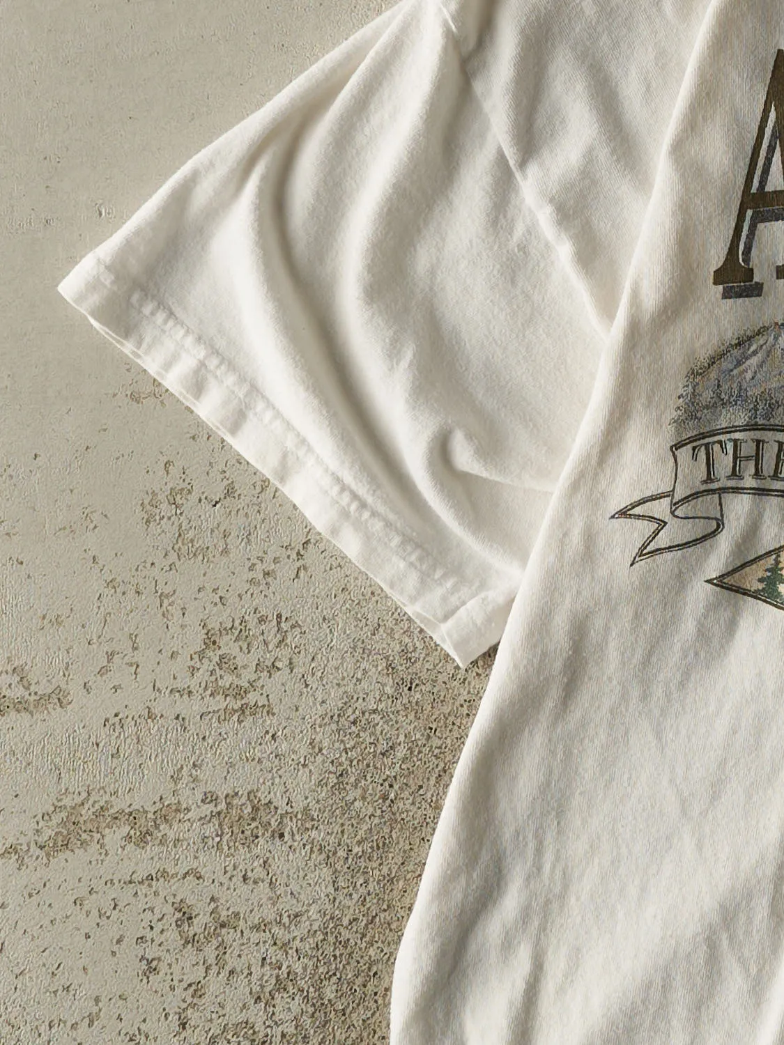 Vintage 90s White Alaska Tee (M/L) sold by Rebalance Vintage product image thumbnail 3
