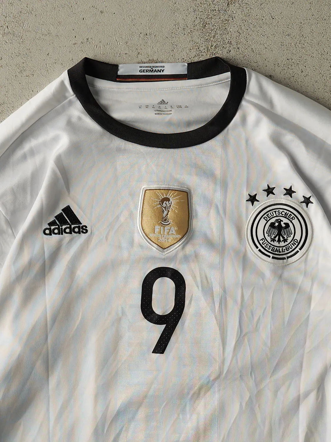 Vintage 14' White Germany #9 Andre Schurrle Soccer Jersey (L/XL) sold by Rebalance Vintage product image thumbnail 3