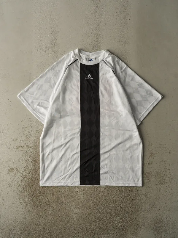 Vintage 90s White Adidas Soccer Jersey (XXL) sold by Rebalance Vintage