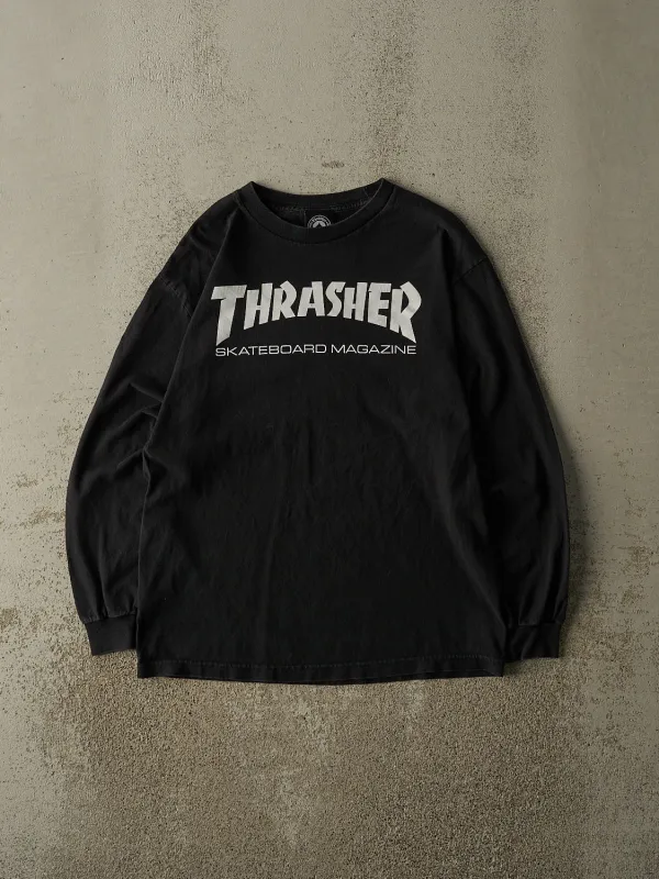 Vintage Y2K Black Thrasher Long Sleeve (S/M) sold by Rebalance Vintage