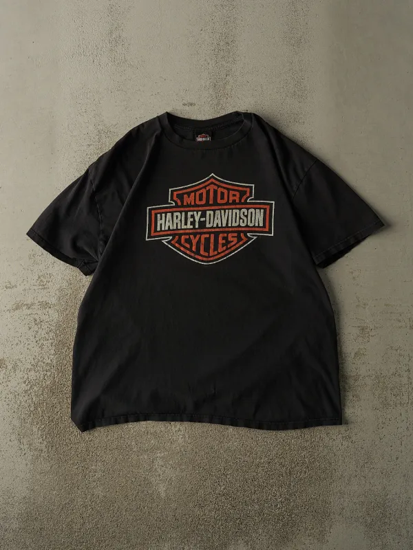 Vintage 08' Black Harley Davidson Calgary Alberta Tee (XL) sold by Rebalance Vintage