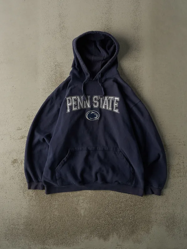 Vintage Y2K Navy Blue Penn State Embroidered Hoodie (L/XL) sold by Rebalance Vintage