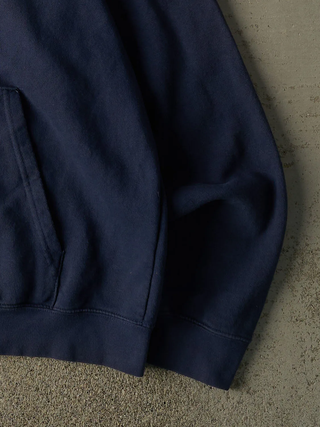 Vintage Y2K Navy Blue Milwaukee Brewers Embroidered Zip Up Hoodie (M/L) sold by Rebalance Vintage product image thumbnail 4