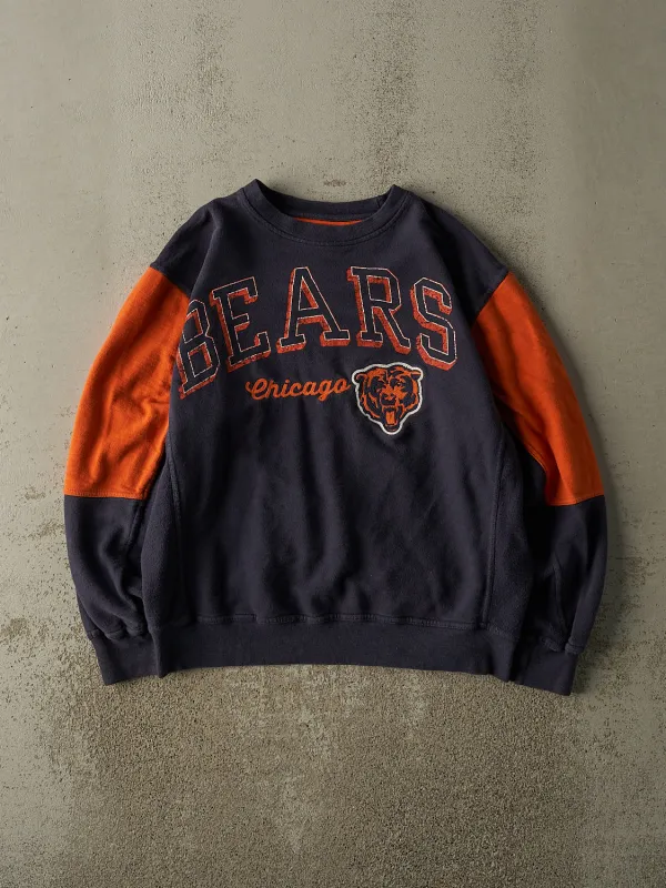 Vintage Y2K Navy Blue Chicago Bears Embroidered Lightweight Crewneck (M) sold by Rebalance Vintage