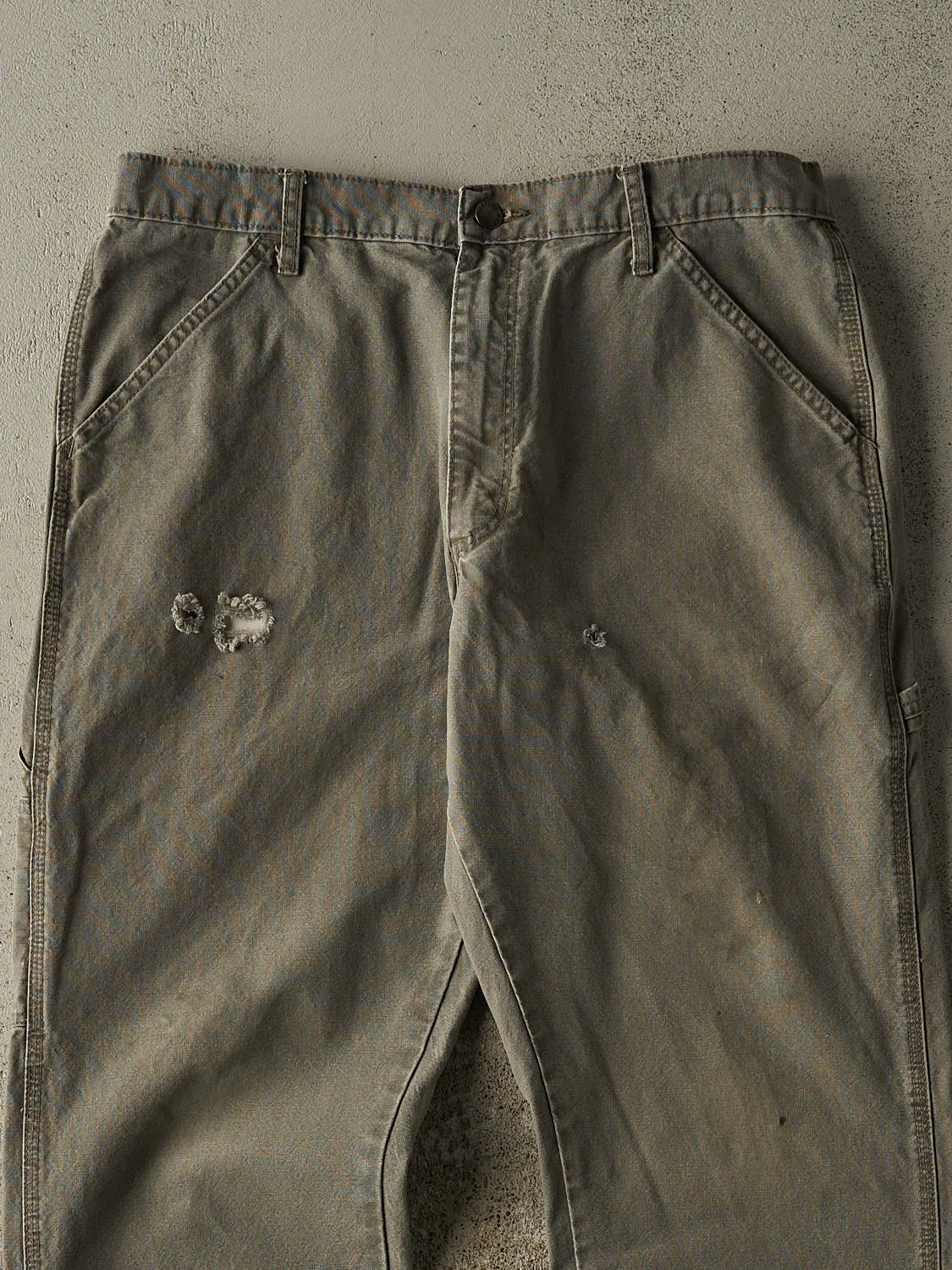 Vintage 90s Green Rustler Carpenter Pants (34x30.5) sold by Rebalance Vintage product image thumbnail 4