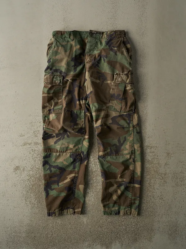 Vintage 90s Camo Woodland Camo Pants (33x32) sold by Rebalance Vintage