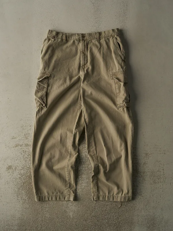 Vintage 90s Beige Gap Cargo  Pants (36x30.5) sold by Rebalance Vintage