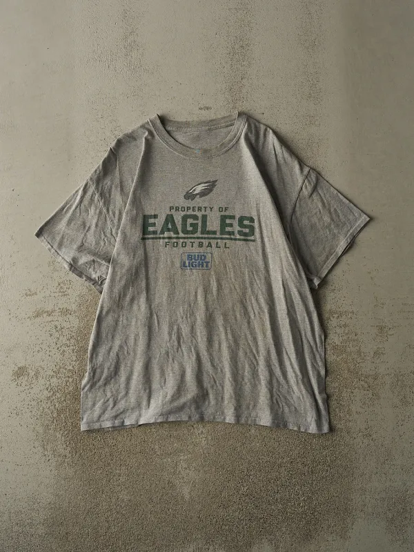 Vintage Y2K Grey Philadelphia Eagles Tee (L) made by Rebalance Vintage
