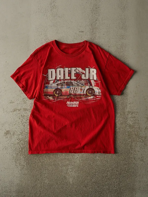 Vintage Y2K Red Dale Earnhardt Jr Nascar Tee (M/L) sold by Rebalance Vintage