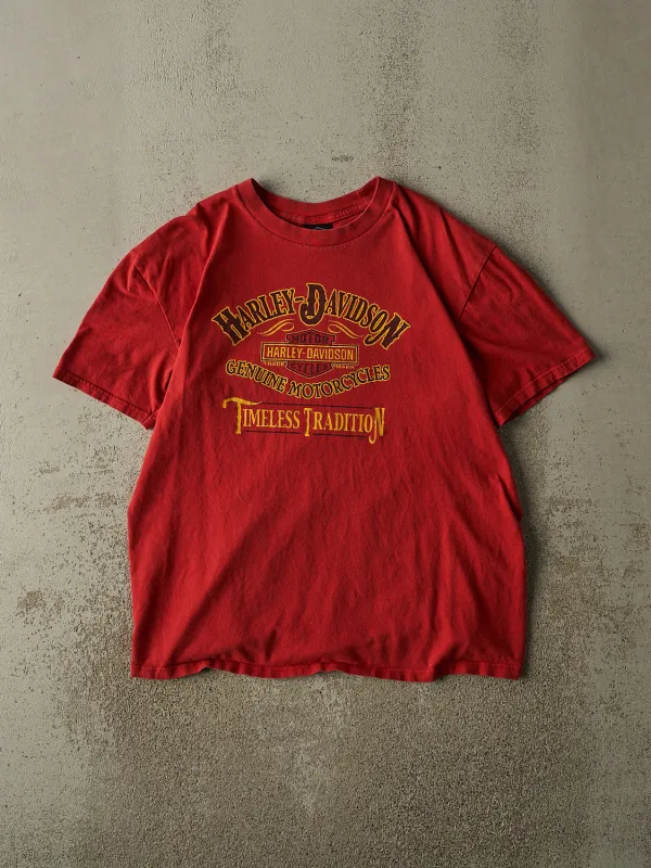 Vintage 13' Red Harley Davidson Skagway Alaska Tee (M/L) sold by Rebalance Vintage