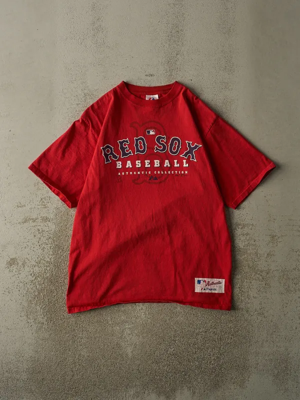 Vintage 05' Red Boston Red Sox Tee (M/L) sold by Rebalance Vintage