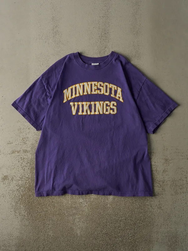 Vintage Y2K Purple Minnesota Vikings Tee (XL) sold by Rebalance Vintage