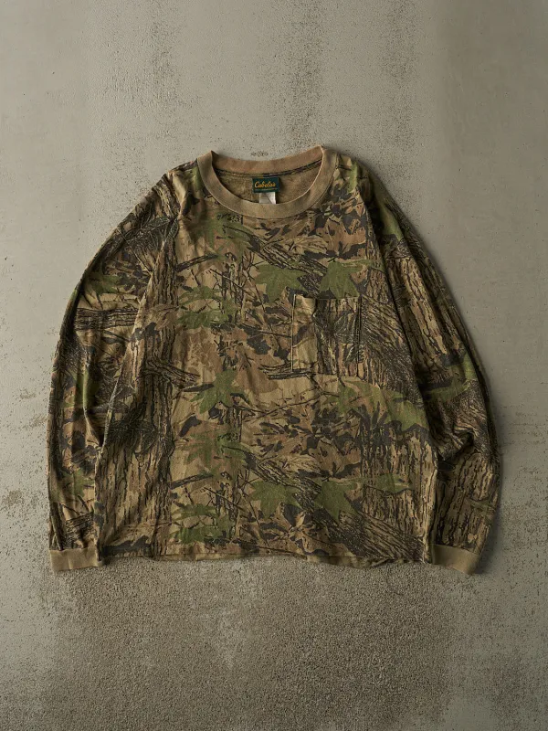 Vintage 90s Camo Realtree x Cabela's Pocket Long Sleeve (L/XL) sold by Rebalance Vintage