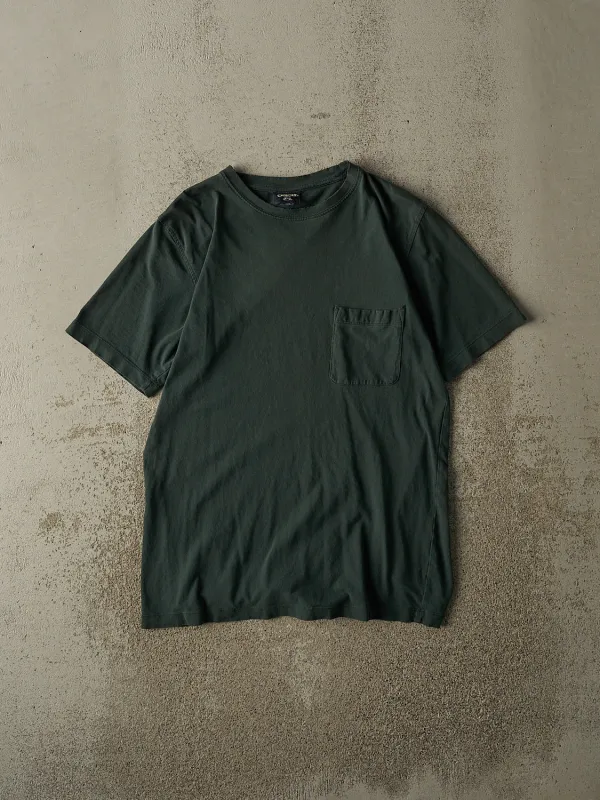 Vintage 90s Green Blank Pocket Tee (S/M) sold by Rebalance Vintage