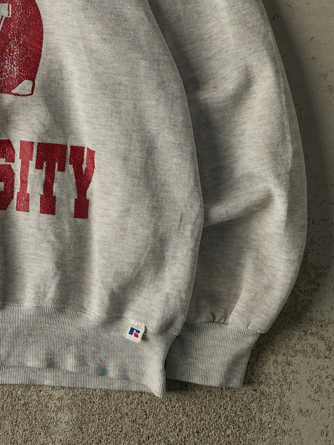 Vintage 90s Grey Russell Athletic Williamette University Crewneck (S) sold by Rebalance Vintage product image thumbnail 4