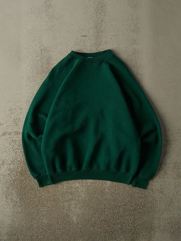 Vintage 80s Green Blank Crewneck (S/M) sold by Rebalance Vintage