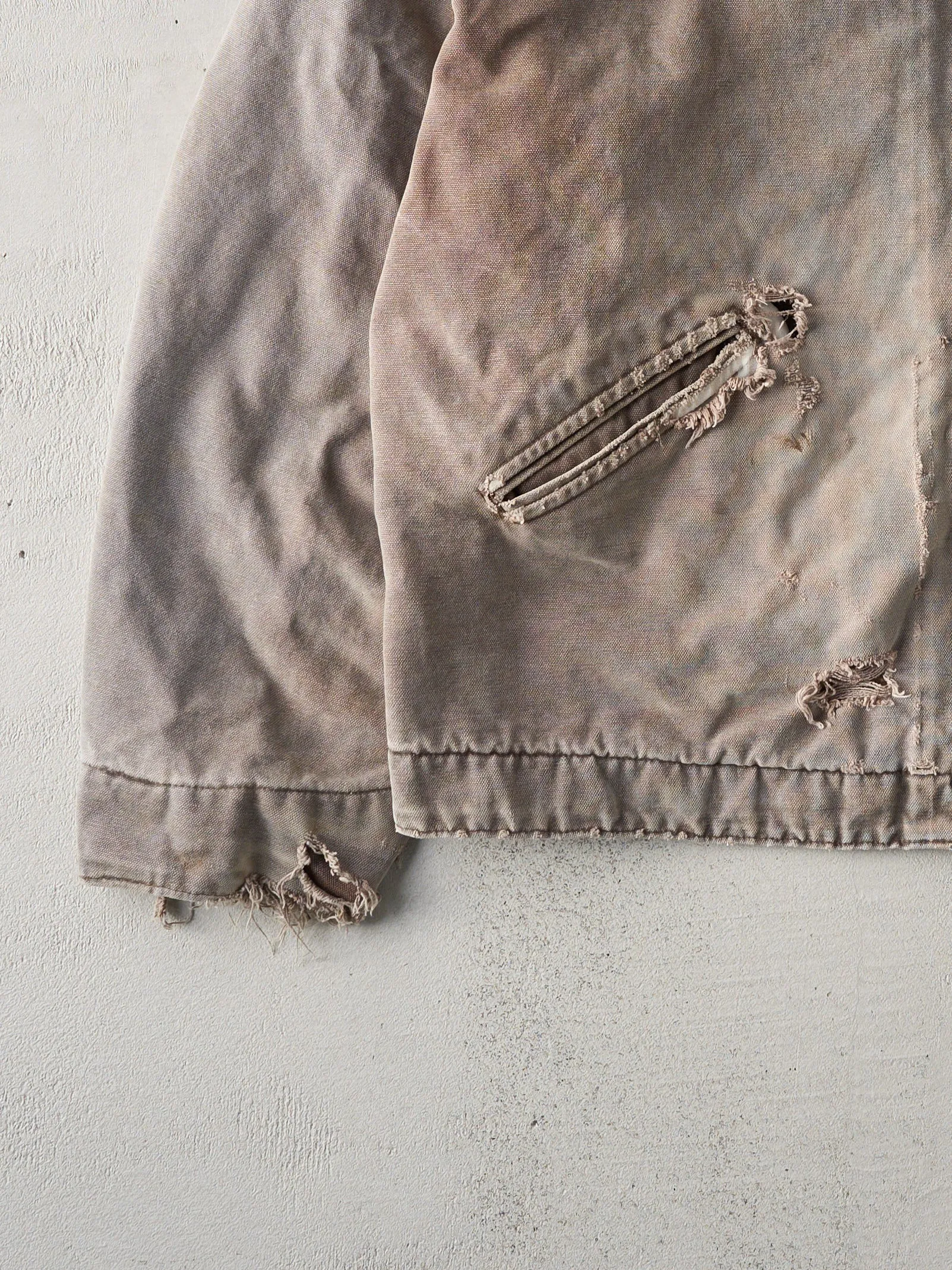 Vintage 90s Faded Brown Carhartt Blanket Lined Jacket (XL) sold by Rebalance Vintage product image thumbnail 3