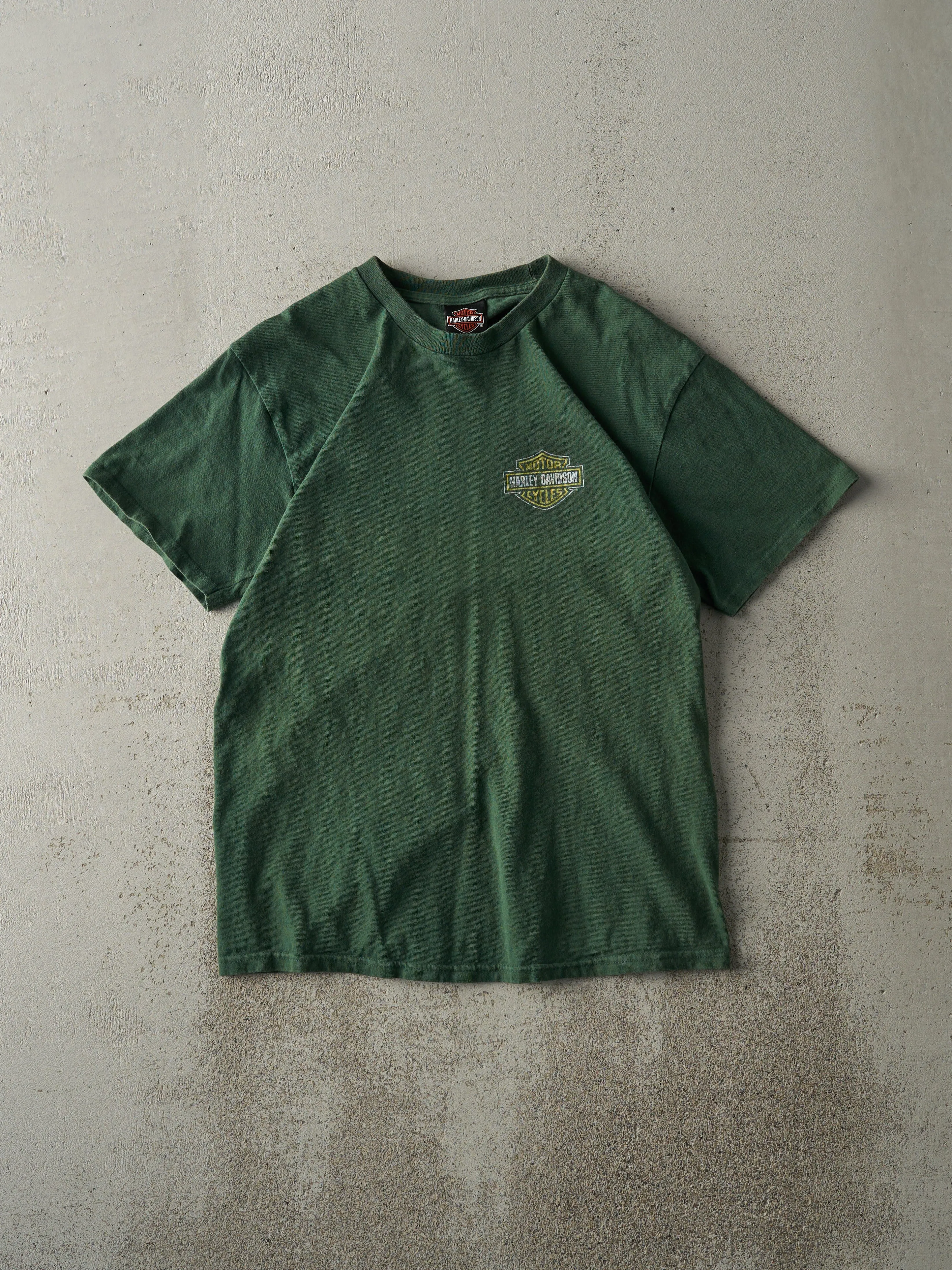 16' Forest Green Queensland Australia Harley Davidson Tee (S) sold by Rebalance Vintage product image thumbnail 2