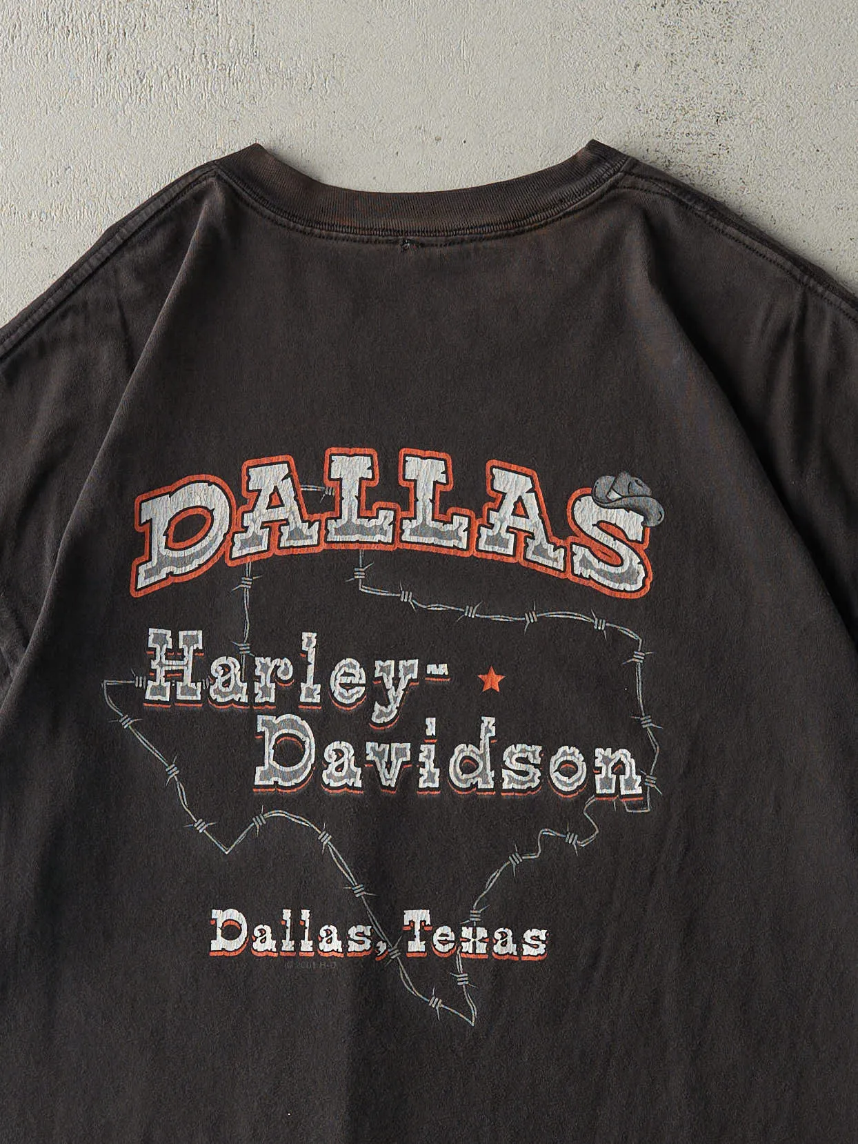 Vintage 07' Black Dallas, Texas Harley Davidson Tee (L/XL) sold by Rebalance Vintage product image thumbnail 4