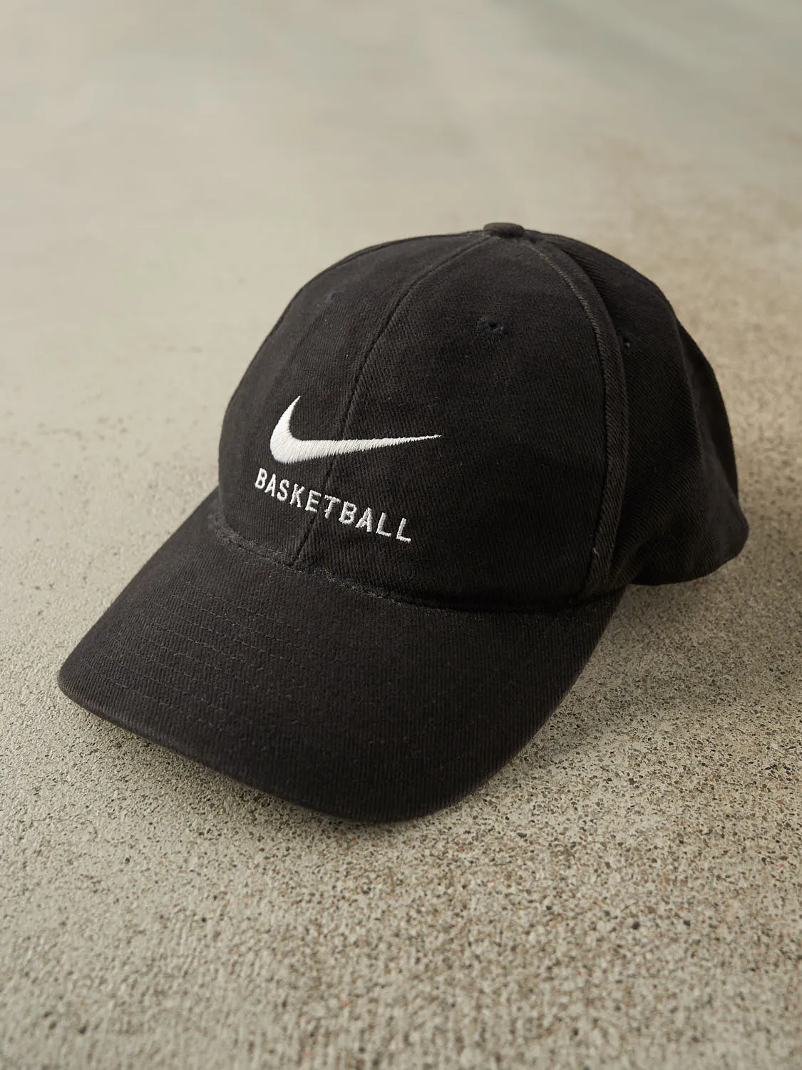 Vintage 90s Faded Black Nike Basketball Snapback (O/S) sold by Rebalance Vintage product image thumbnail 2