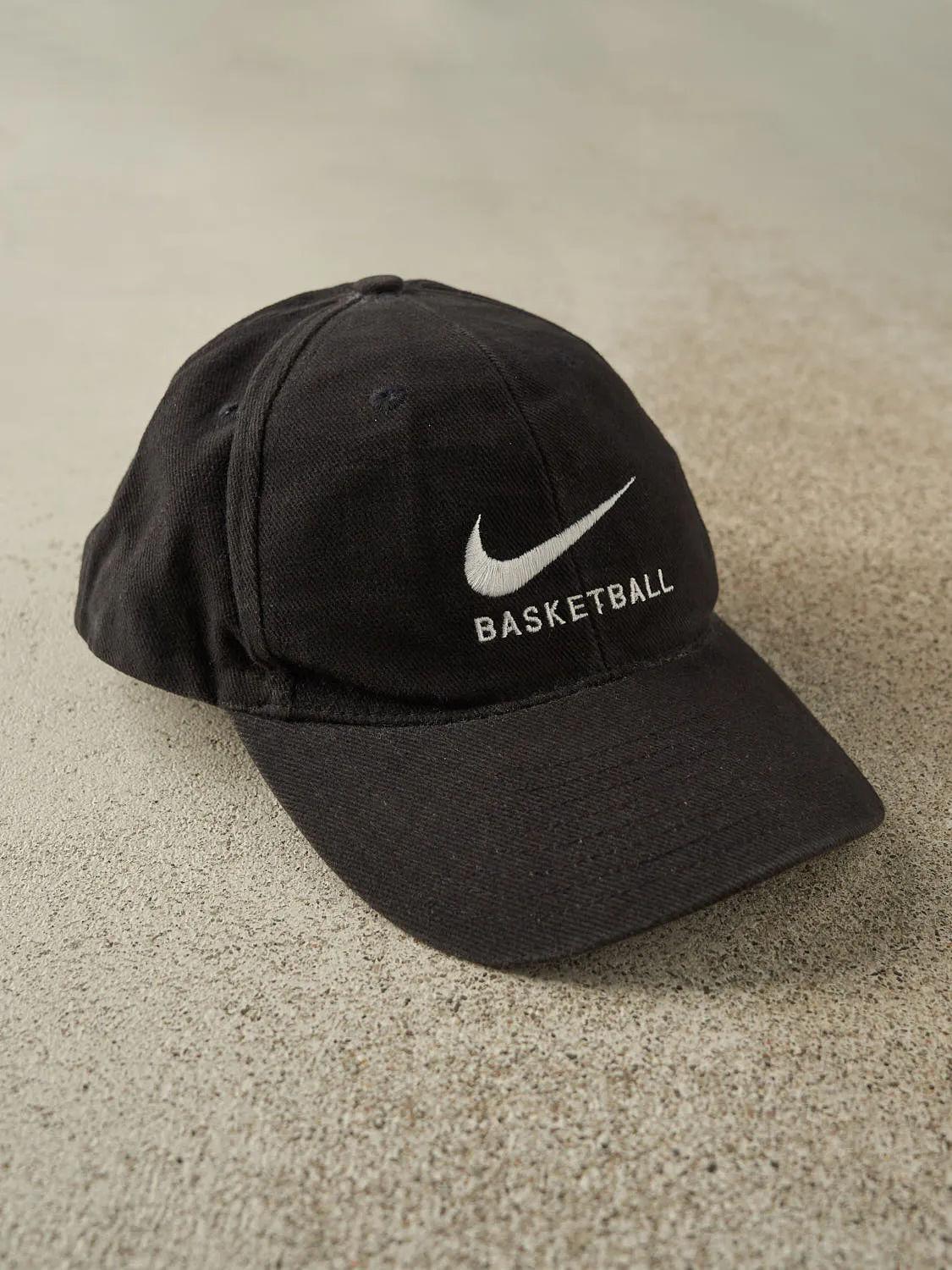 Vintage 90s Faded Black Nike Basketball Snapback (O/S) sold by Rebalance Vintage product image thumbnail 3
