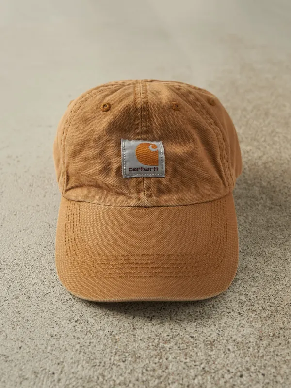 Vintage Y2K Camel Carhartt Embroidered Velcro Hat (O/S) sold by Rebalance Vintage