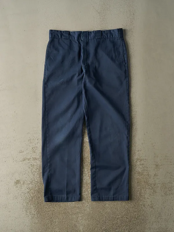 Vintage 90s Navy Blue Dickies 874 Work Pants (35x30.5) sold by Rebalance Vintage