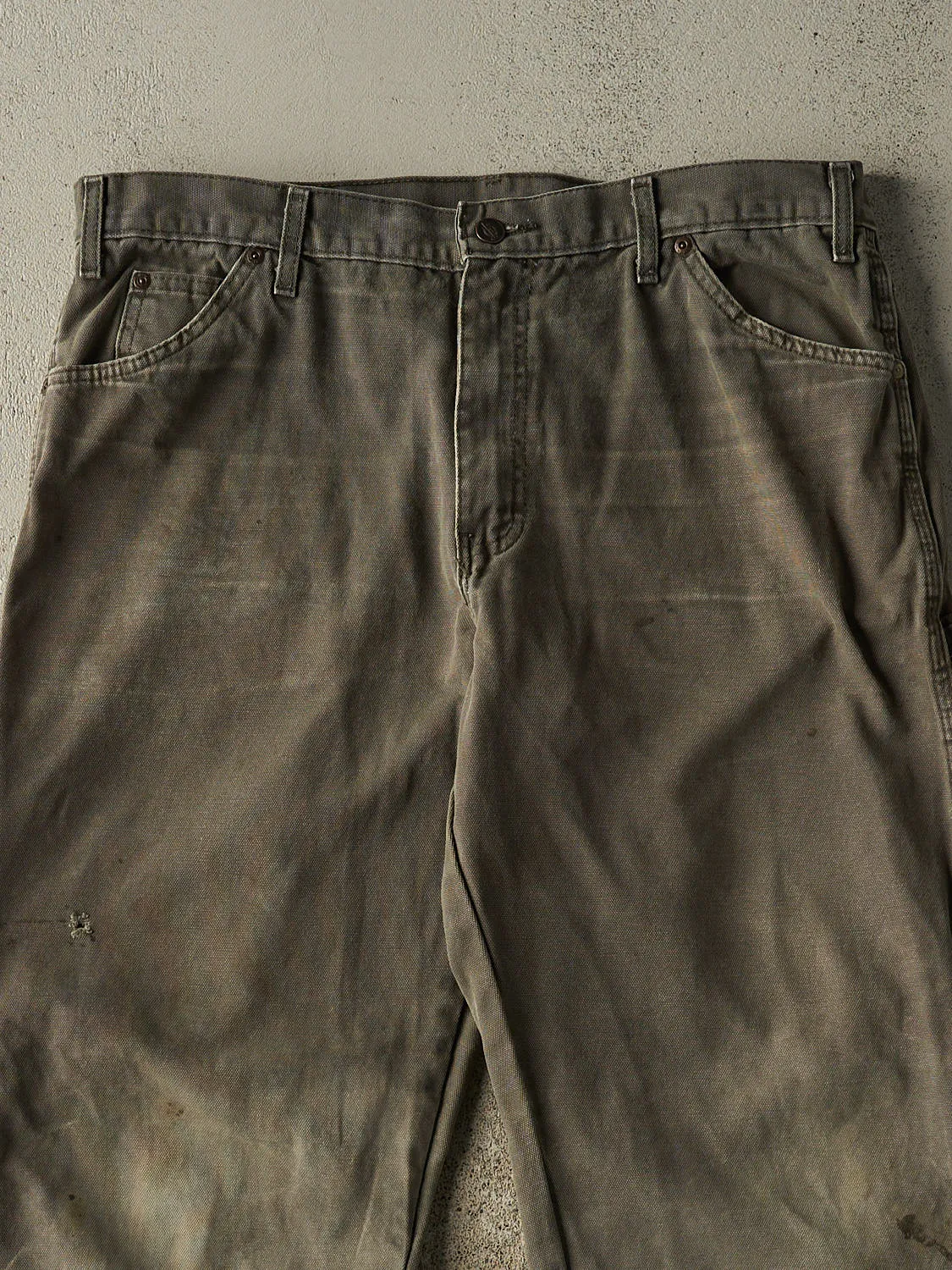 Vintage 90s Green Dickies Carpenter Pants (36x29) sold by Rebalance Vintage product image thumbnail 4