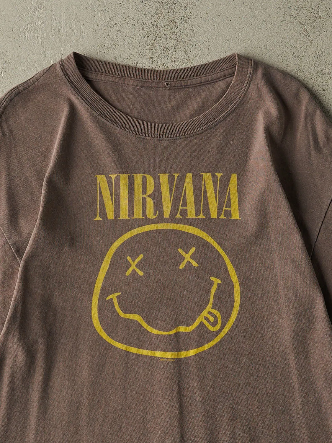 Vintage Y2K Sun Faded Grey Nirvana Tee (S/M) sold by Rebalance Vintage product image thumbnail 2