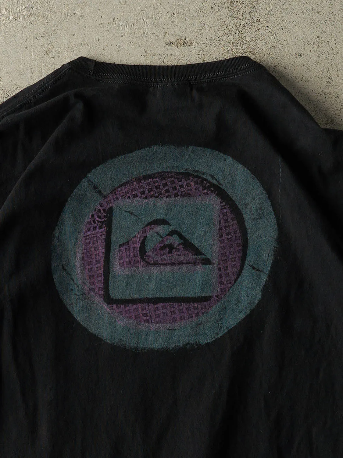 Vintage Y2K Faded Black Quiksilver Tee (XL) sold by Rebalance Vintage product image thumbnail 4