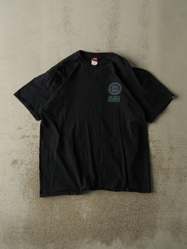 Vintage Y2K Faded Black Quiksilver Tee (XL) sold by Rebalance Vintage