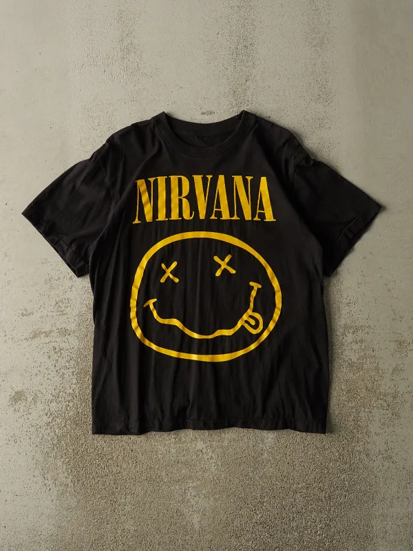 Vintage Y2K Black Nirvana Tee (L) sold by Rebalance Vintage