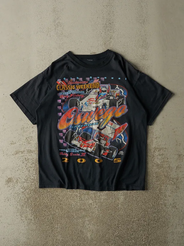Vintage 05' Black Budweiser Greg Furlong Racing Tee (L) made by Rebalance Vintage
