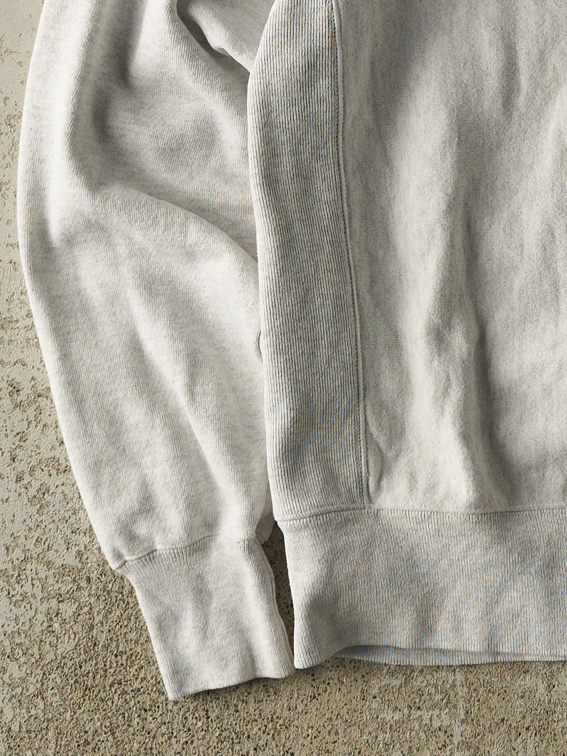 Vintage 90s Heather Grey Champion Reverse Weave Indiana University Crewneck (S) sold by Rebalance Vintage product image thumbnail 3