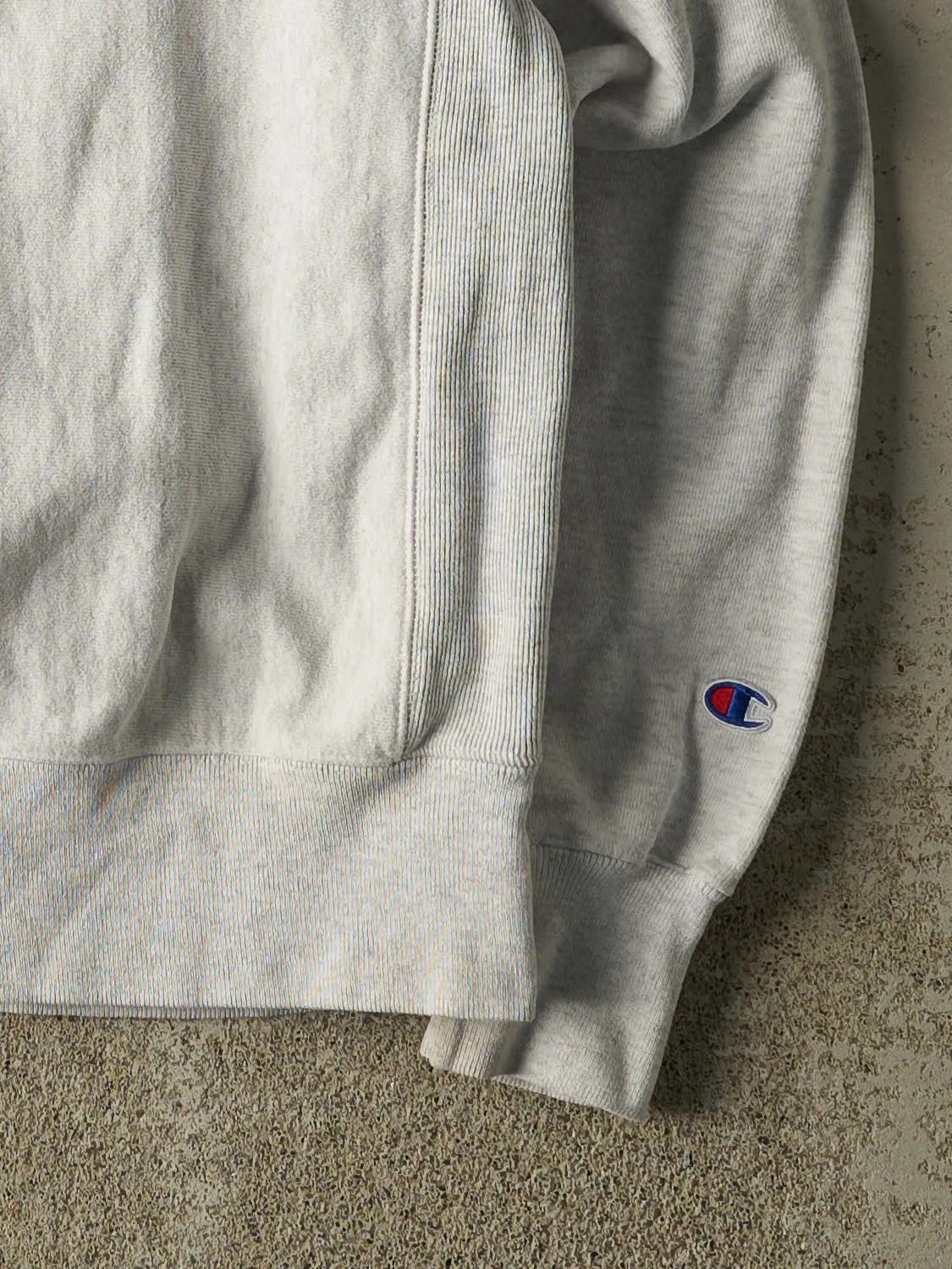 Vintage 90s Heather Grey Champion Reverse Weave Indiana University Crewneck (S) sold by Rebalance Vintage product image thumbnail 4