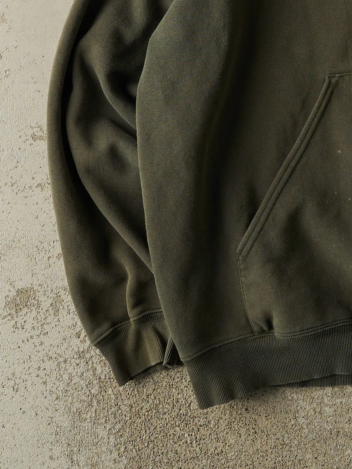 Vintage 90s Sun Faded Green Carhartt Hoodie (XXL) sold by Rebalance Vintage product image thumbnail 3