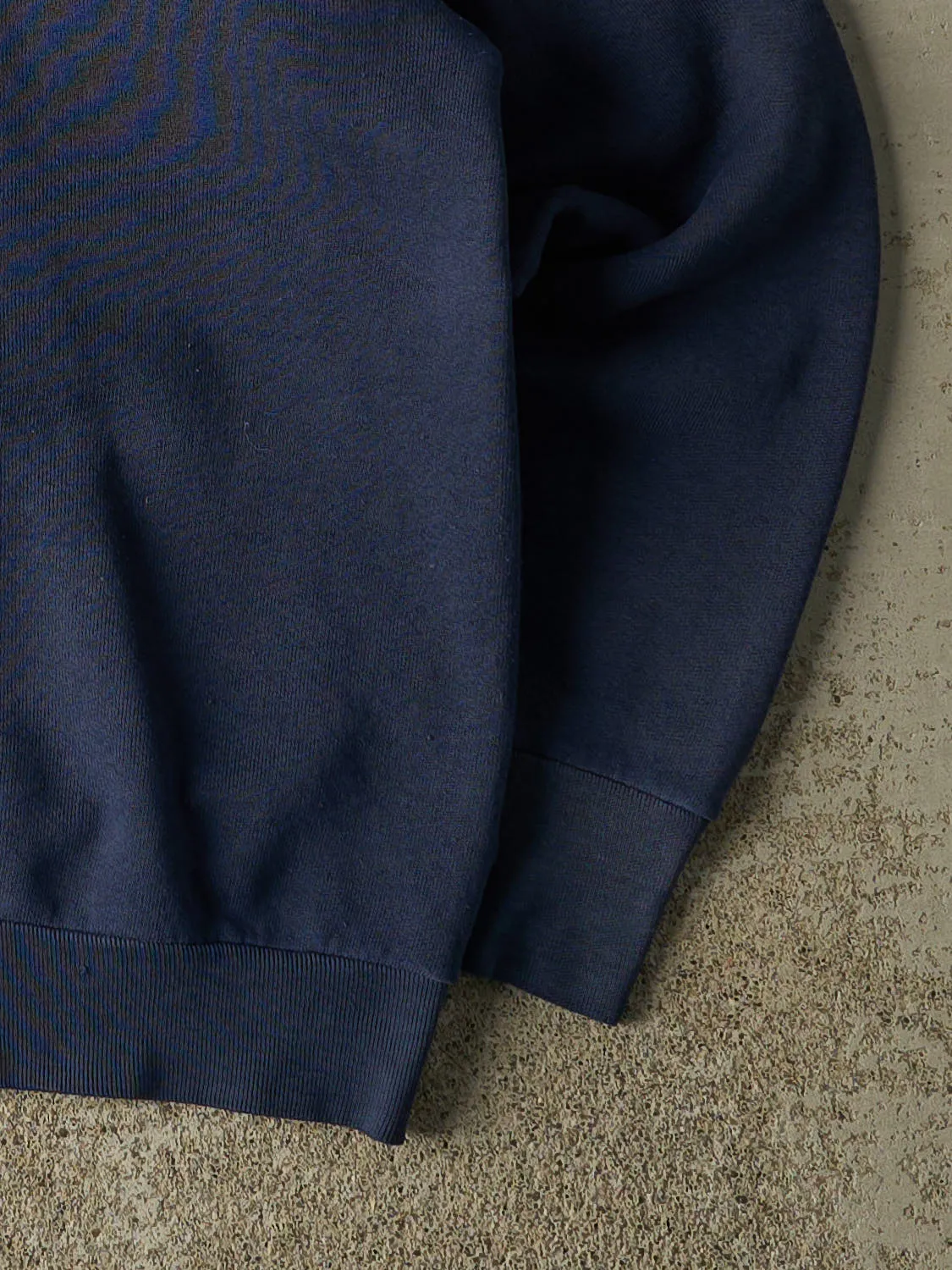 Vintage 80s Navy Blue Blank Crewneck (S/M) sold by Rebalance Vintage product image thumbnail 4