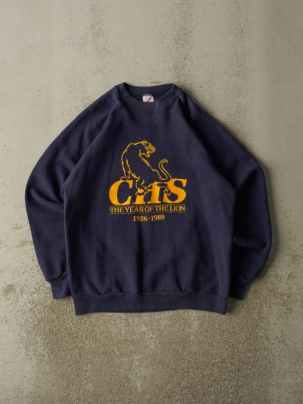 Vintage 89' Navy Blue CHS Crewneck (S/M) sold by Rebalance Vintage
