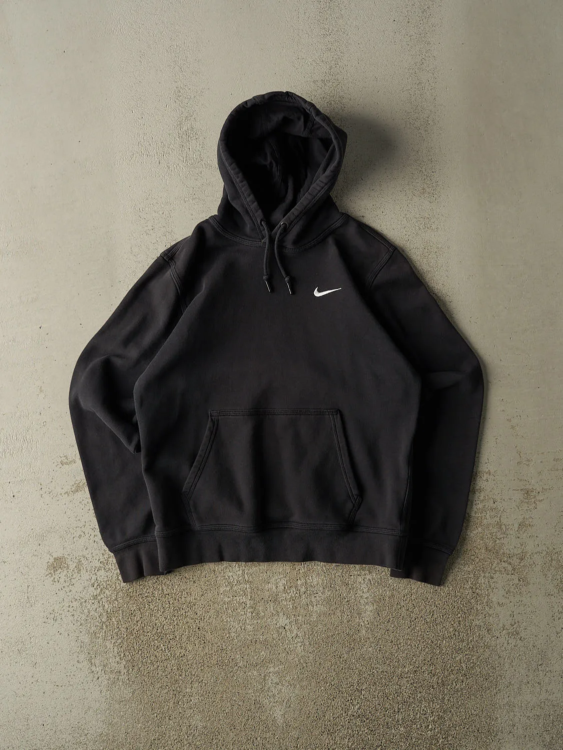 Vintage Y2K Black Nike Embroidered Hoodie (S/M) sold by Rebalance Vintage