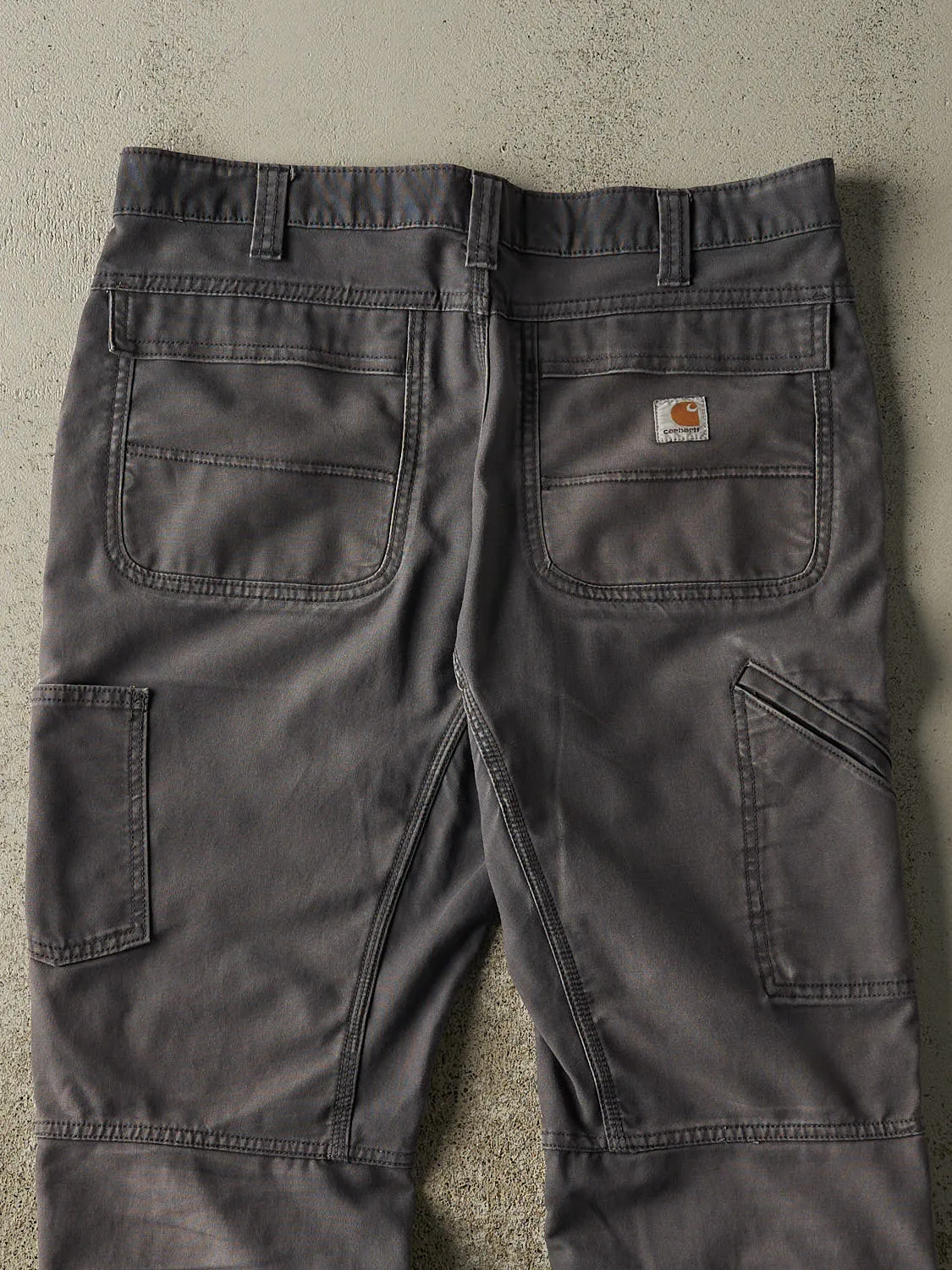 Vintage Y2K Grey Carhartt Work Pants (35x29) sold by Rebalance Vintage product image thumbnail 4