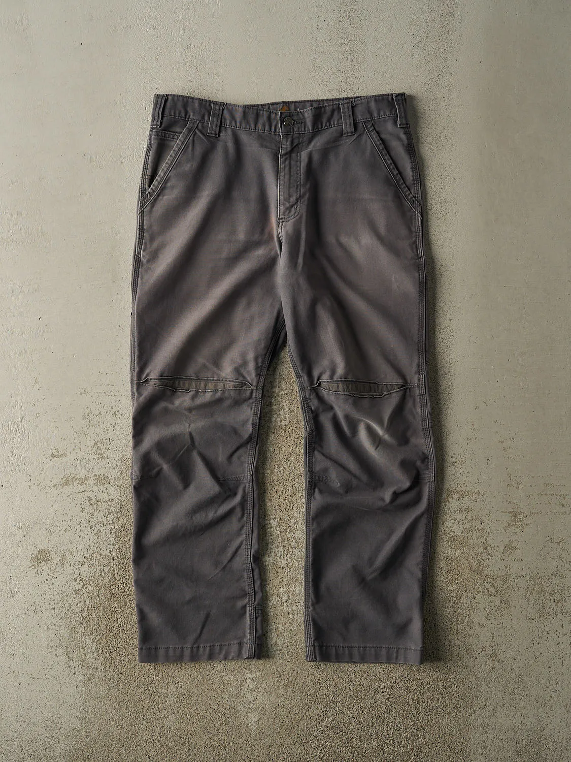 Vintage Y2K Grey Carhartt Work Pants (35x29) sold by Rebalance Vintage