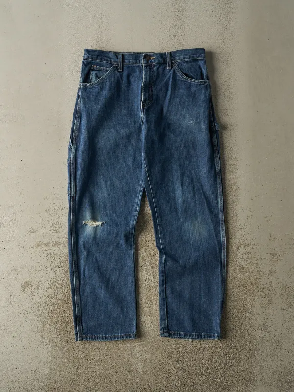 Vintage Y2K Dark Wash Dickies Carpenter Jeans (32x29.5) sold by Rebalance Vintage
