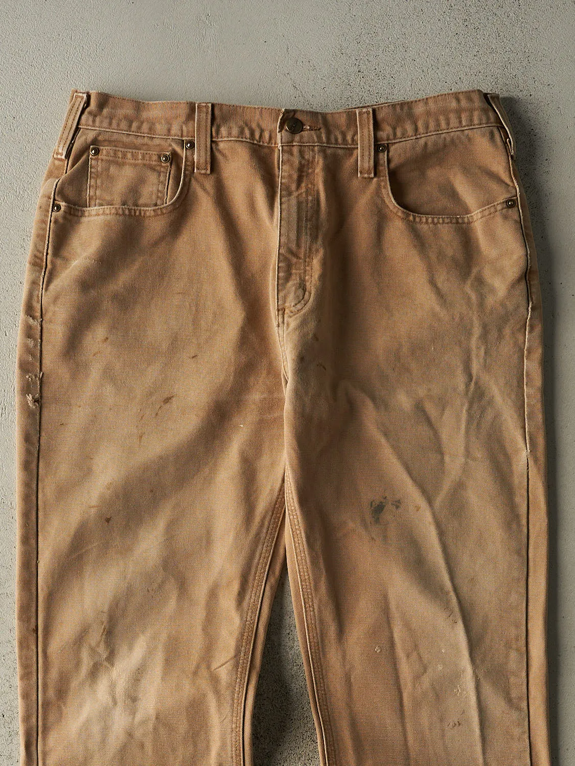 Vintage 90s Beige Carhartt Work Pants (36x34) sold by Rebalance Vintage product image thumbnail 3
