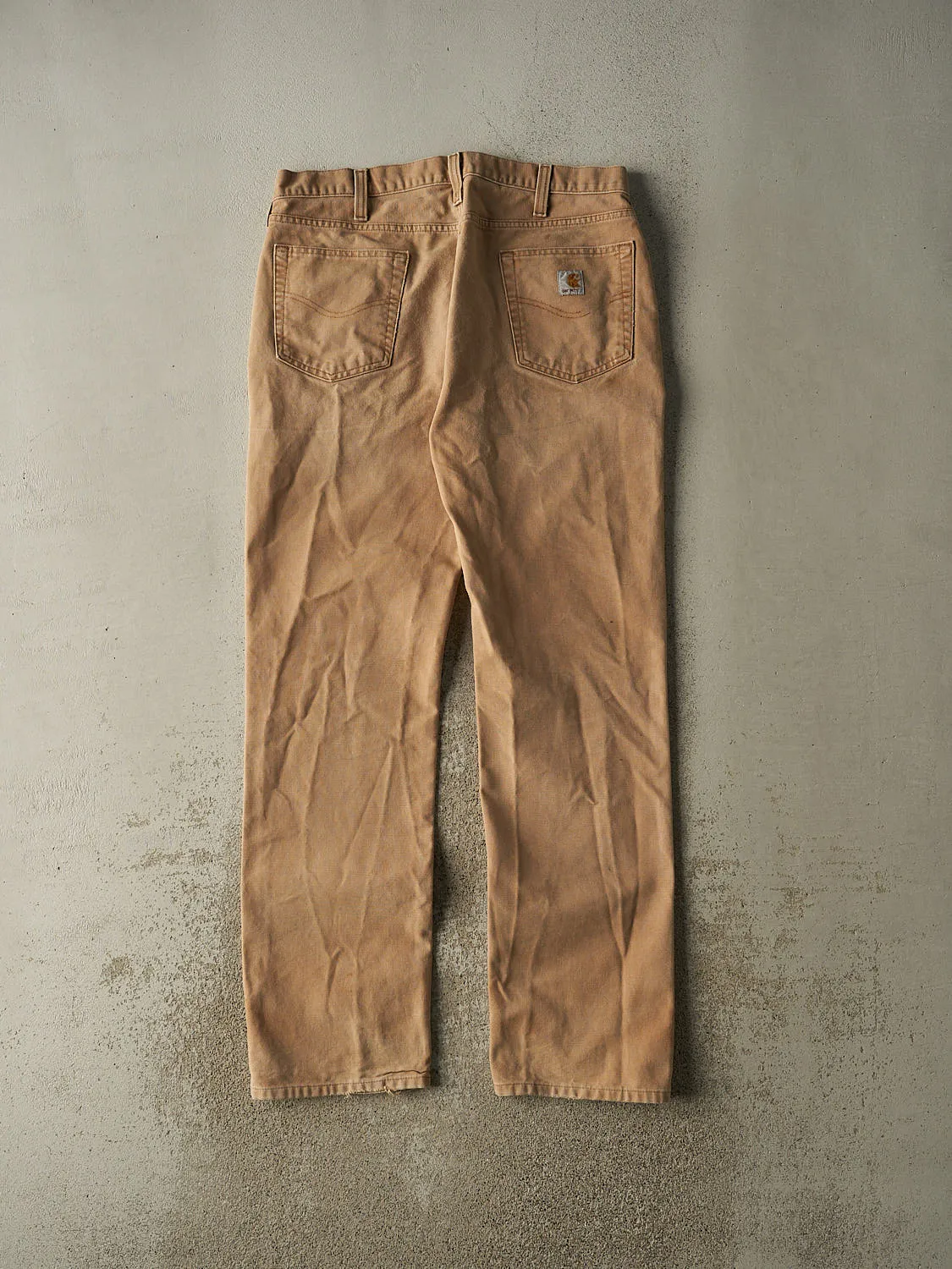 Vintage 90s Beige Carhartt Work Pants (36x34) sold by Rebalance Vintage product image thumbnail 2