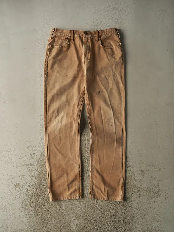 Vintage 90s Beige Carhartt Work Pants (36x34) sold by Rebalance Vintage