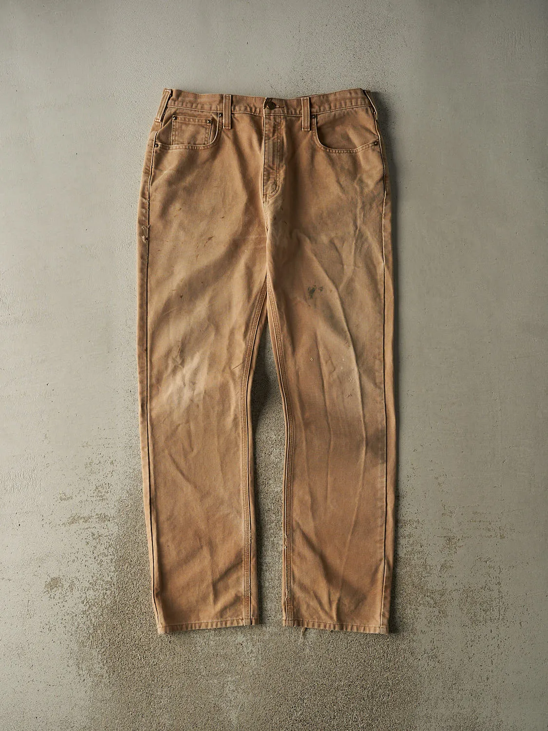 Vintage 90s Beige Carhartt Work Pants (36x34) sold by Rebalance Vintage