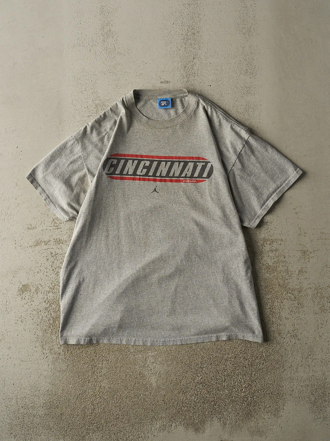 Vintage Y2K Grey University of Cincinnati x Jordan Tee (XL/XXL) sold by Rebalance Vintage