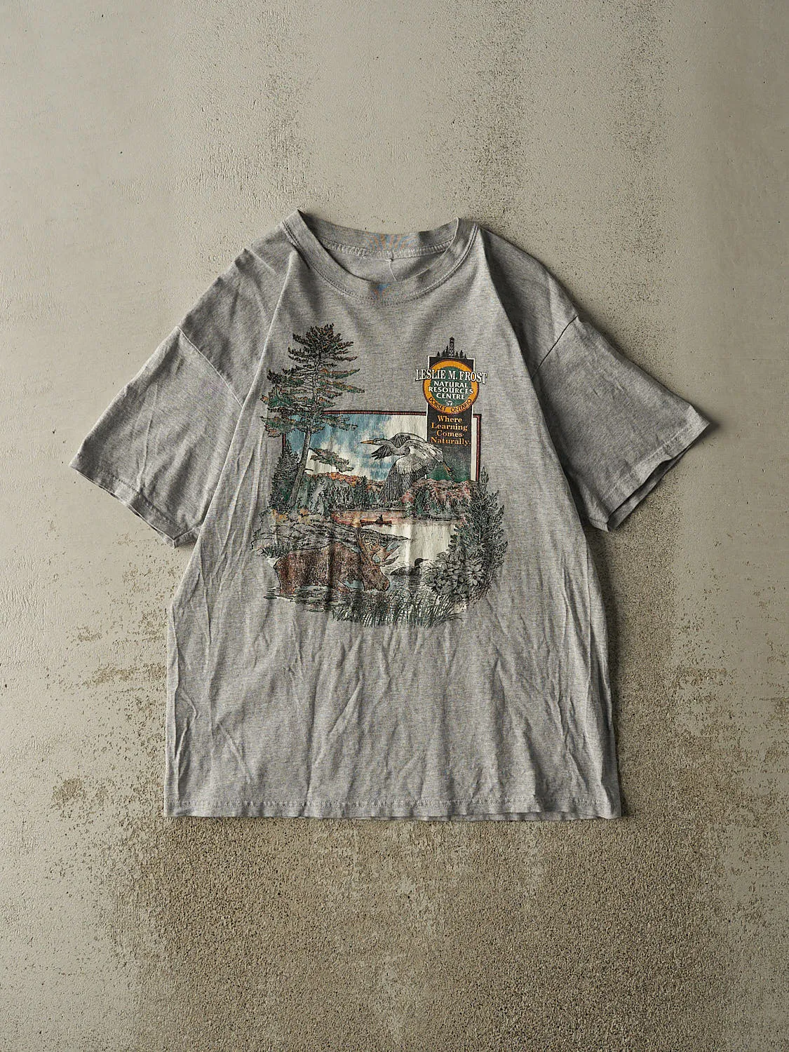 Vintage Y2K Grey Ontario Nature Tee (M/L) sold by Rebalance Vintage